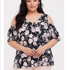 NWT cold shoulder top